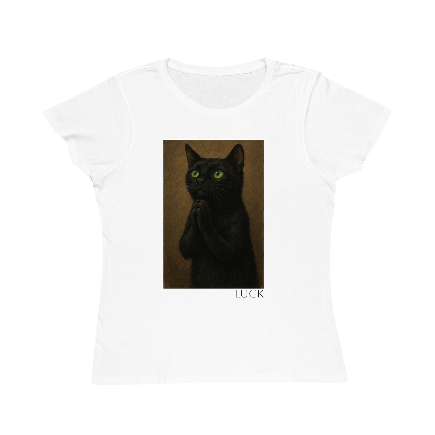 Black Cat Luck Women's T-Shirt - Organic Cotton Classic Tee